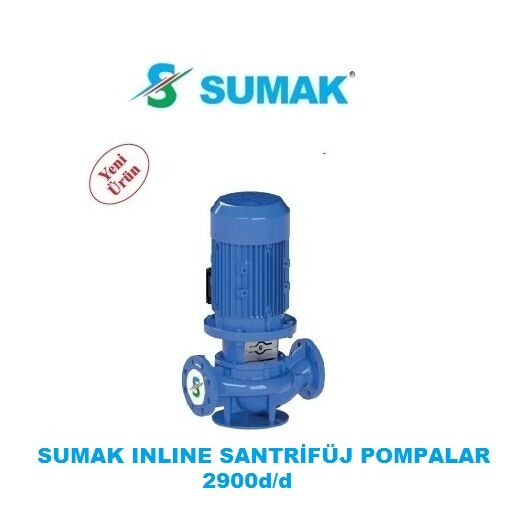 Sumak SML160/40  3kW 380V İNLİNE SANTRİFÜJ POMPA - 2900 d/d