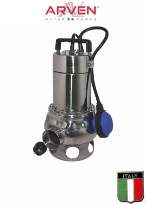 Arven RED TIGER 100 M 1Hp 220V Paslanmaz Çelik Foseptik Vortex Açık Fanlı Dalgıç Pompa