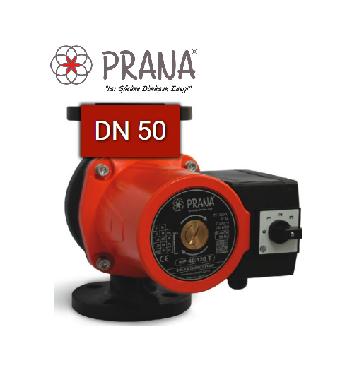 PRANA HP 50/70-280 T DN 50 380V ÜÇ HIZLI FLANŞLI TİP SİRKÜLASYON POMPASI