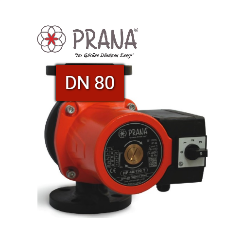 PRANA HP 80/120-360 T DN 80 380V ÜÇ HIZLI FLANŞLI TİP SİRKÜLASYON POMPASI
