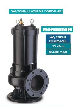 MOMENTUM 65WQ25-22-3 4HP-380V DÖKÜM GÖVDELİ TONAJLI ATIK SU DALGIÇ POMPA