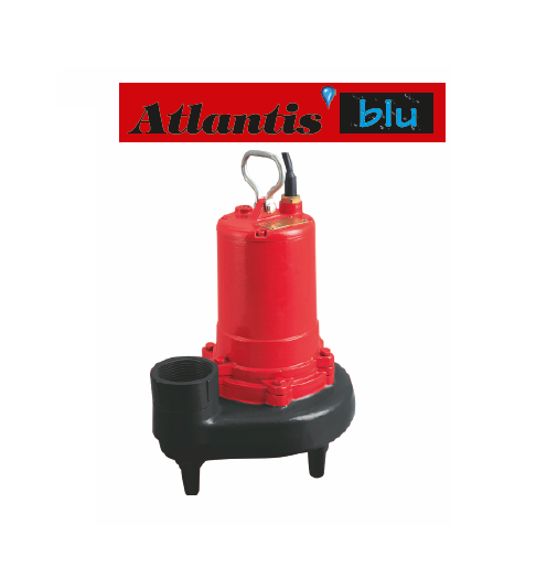ATLANTİS 80WQ 12-2.2T - 3 HP 380V ENDÜSTRİYEL YÜKSEK DEBİLİ FOSEPTİK DALGIÇ POMPA