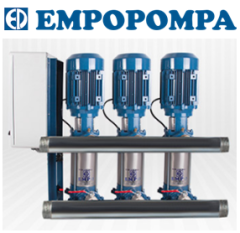 Empo EMH - 34 3X6 T 3X15 Hp 380V Üç Pompalı Dikey Milli Hidrofor