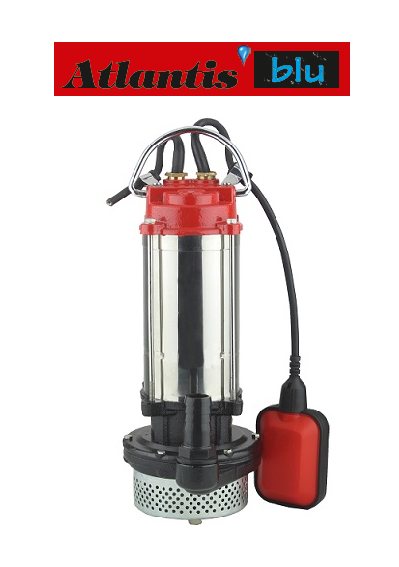 ATLANTİS DRN SS 24-1.5M - 2 HP 220V PASLANMAZ ÇELİK GÖVDELİ YÜKSEK İRTİFALI DRENAJ DALGIÇ POMPA