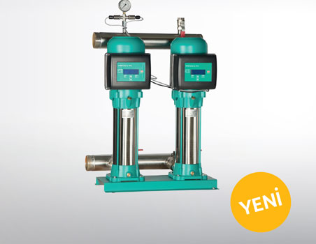 WİLO INİTİAL Hİ-SMART 2-406-3/16/T/E-3 - 2x4 HP İKİ POMPALI FREKANS KONVERTÖRLÜ HİDROFOR
