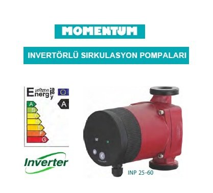 MOMENTUM INP 25-60/130 FREKANS KONVERTÖRLÜ SİRKÜLASYON POMPASI