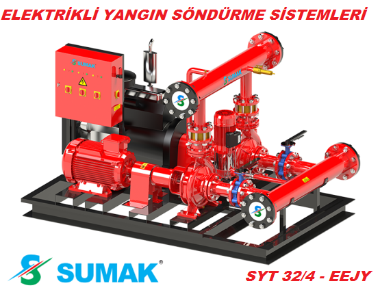 SUMAK SYT 32/4 - EEJY (ELEKTRİKLİ+ELEKTRİKLİ+JOKER) YANGIN HİDROFORU- Fiyat bilgisi için bizimle iletişime geçiniz.