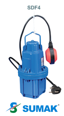 SDF4 700W 220V 30 MT KABLOLU (FLATÖRLÜ) ELEKTROMANYETİK (TİTREŞİMLİ) DALGIÇ POMPA