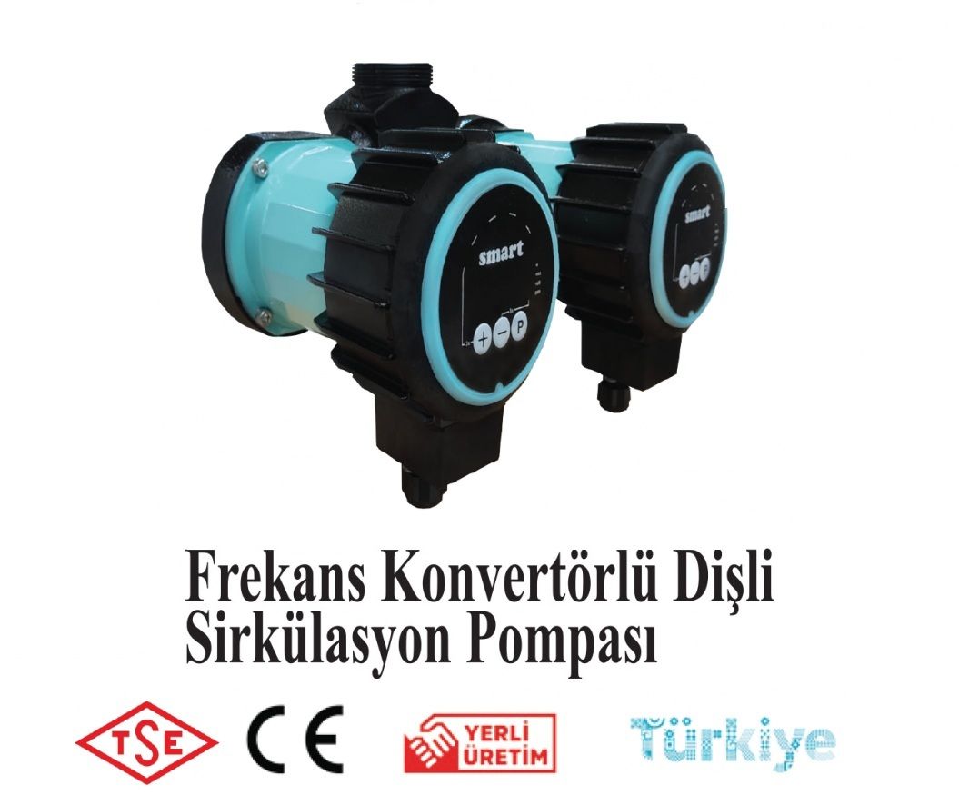 SMART SPM d- 25/12 180 inv ikiz FREKANS KONTROLLÜ DİŞLİ ECO DESIGN SİRKÜLASYON POMPASI