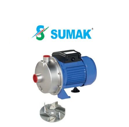 Sumak SMINOX/K-150/2 X 1.5Hp 220V Paslanmaz Santrifüj Pompa (AISI 316)