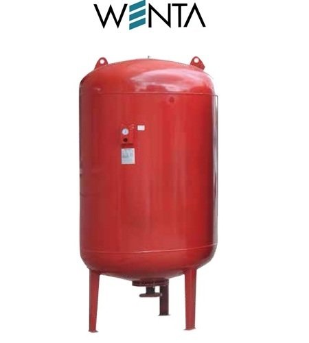 Wenta WE-1000 1000 Litre 16 Bar Dik Ayaklı Hidrofor ve Genleşme Tankı (Manometreli)