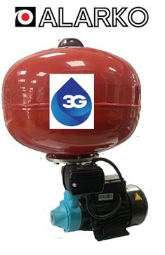 Alarko JET QBM-60 0.5Hp 220V 24 Litre Küre Tanklı Paket Hidrofor