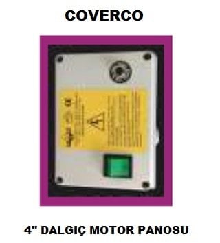 COVERCO-2Hp 220V 4'' Dalgıç Motor İçin Dalgıç Pompa Elektrik Panosu