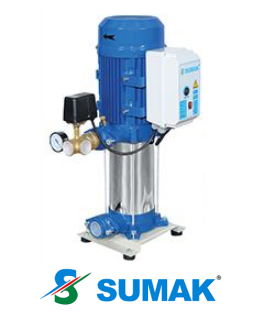 SHT6A 100/6 1.HP 380V TEK POMPALI DÜŞEY MİLLİ KADEMELİ HİDROFOR
