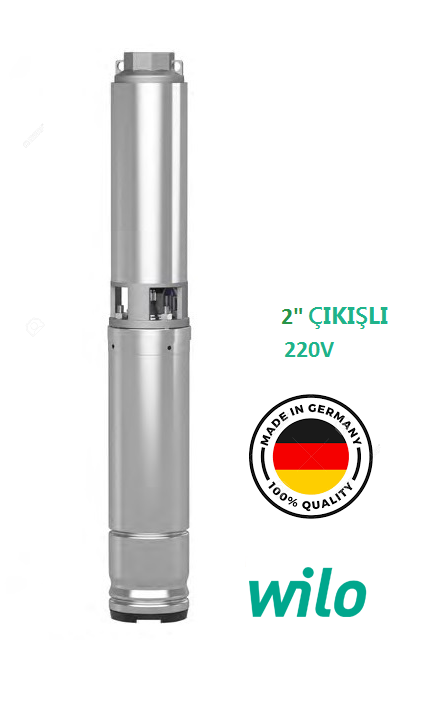 WİLO ACTUN FİRST SPU4 6/14 - 2 HP 220V DERİN KUYU DALGIÇ POMPA