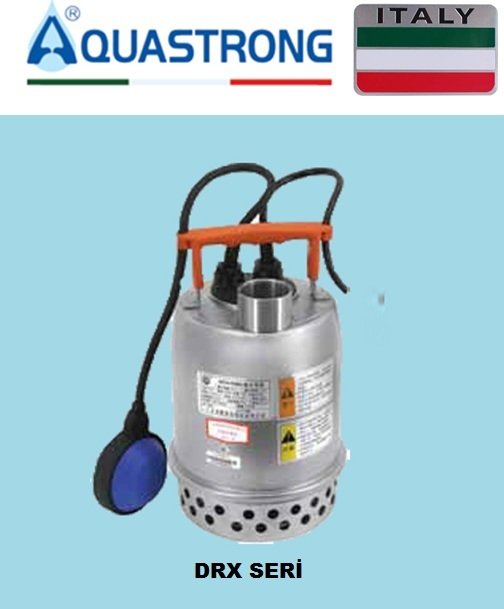 Aquastrong DRX 45 MA 0.25kW 220V Paslanmaz Çelik Gövdeli Kirli Su Drenaj Pompa