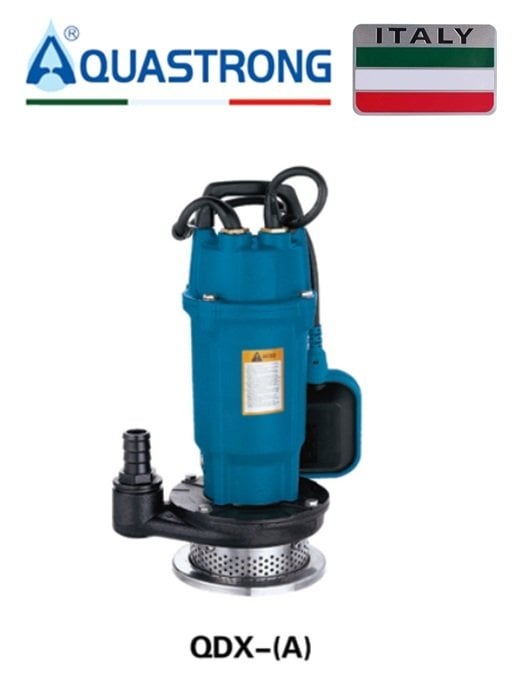 Aquastrong QDX 15-7-0.55A 0.55kW 220V Döküm Gövdeli Drenaj Dalgıç Pompa (Keson Kuyu)