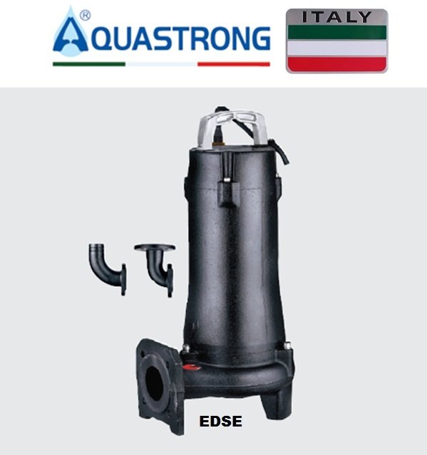 Aquastrong 50EDSE 15-25-3L 3kW 380V Komple Döküm Kirli Su Ve Foseptik Dalgıç Pompa