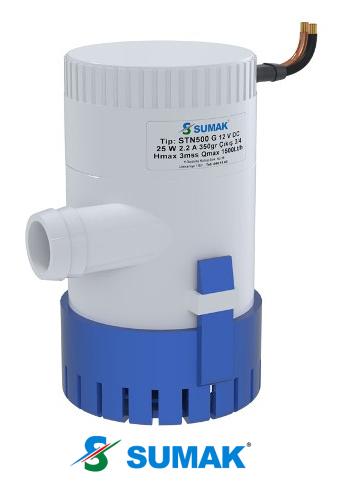 STN1100 G 36W 12V DC SİNTİNE DALGIÇ POMPA