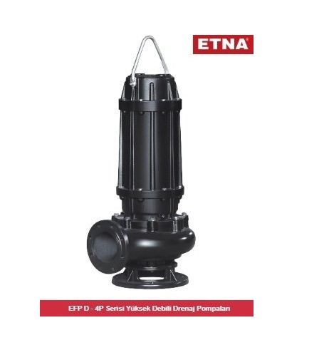 Etna EFP 220D-4P 30Hp 380V Pik Döküm Gövdeli Yüksek Debili Drenaj Dalgıç Pompa