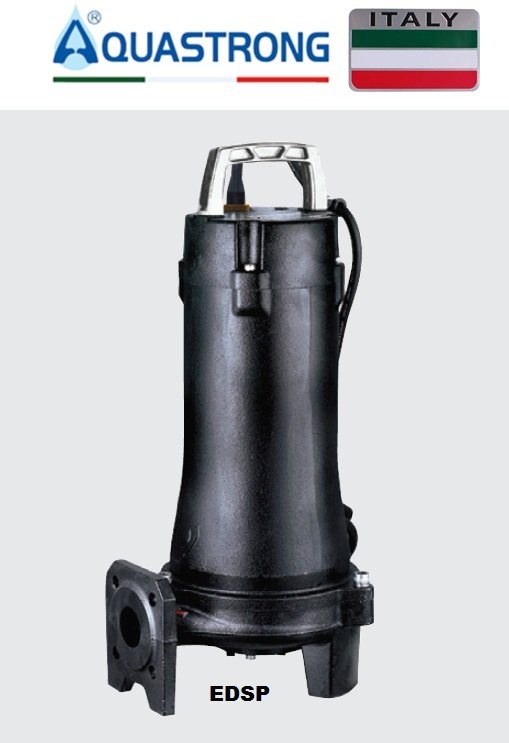 Aquastrong 50 EDSP 12-15-1.5 L/QG 1.5kW 380V Komple Döküm Parçalayıcı Çarklı Atık Su Foseptik Dalgıç Pompa