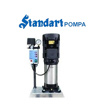 STANDART TH 1xSBT-V 80/7 - 1.5 HP 380V DİKEY POMPALI TAM OTOMATİK PAKET HİDROFOR