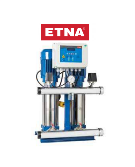 ETNA 2 KO 15/7-40 - 2x5.5 HP 380V İKİ POMPALI ÇOK KADEMELİ PASLANMAZ ÇELİK GÖVDELİ SESSİZ DİK MİLLİ HİDROFOR