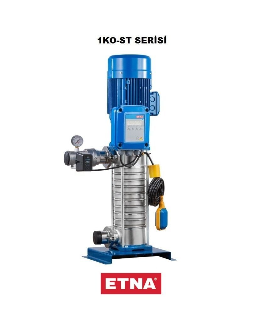 Etna 1KO-ST8/7-30 3Hp 380V Tek Pompalı Komple Paslanmaz Çelik Sabit Devirli Hidrofor (Aisi 304)