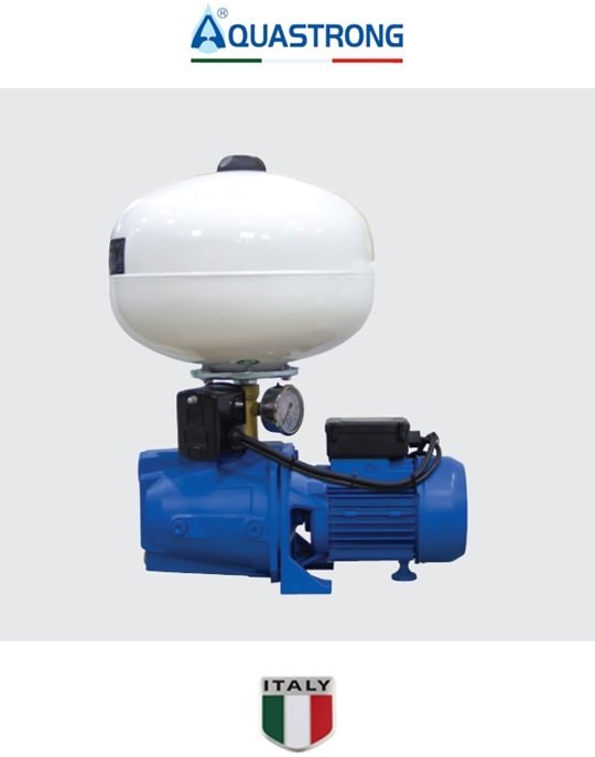 Aquastrong CO 24 WJ 100 1Hp 220V 24 Litre Küre Tanklı Jet Paket Hidrofor