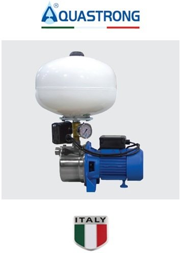 Aquastrong CH 24 WTJ 80 0.8Hp 220V 24 Litre Küre Tanklı Paslanmaz Paket Hidrofor