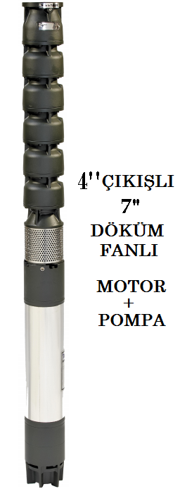İMPO S 790/05 - 50 HP DÖKÜM FANLI (KADEMELİ) DERİN KUYU DALGIÇ POMPA