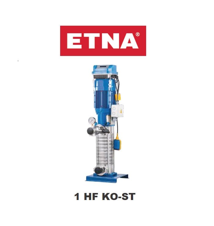 Etna 1HF KO-ST12/8-55 7.5Hp Tek Pompalı Komple Paslanmaz Çelik Frekans Kontrollü Çok Kademeli Sessiz Hidrofor (Aisi 304)