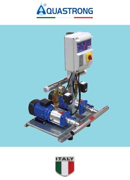 Aquastrong DCM2 XHC 4-6 2X1.7Hp 220V İki Pompalı Yatay Hidrofor
