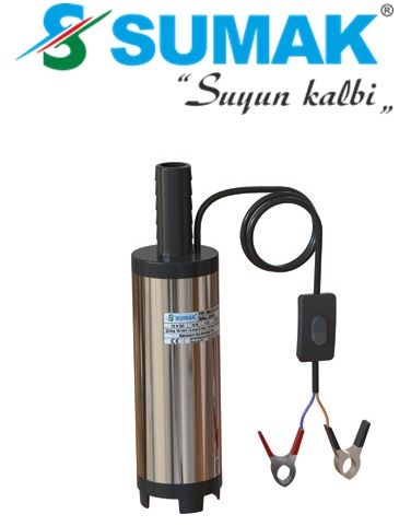 SUMAK, SKLD12 G, 12V, 18W, MANUEL, KALEM TİP, SİNTİNE DALGIÇ POMPA