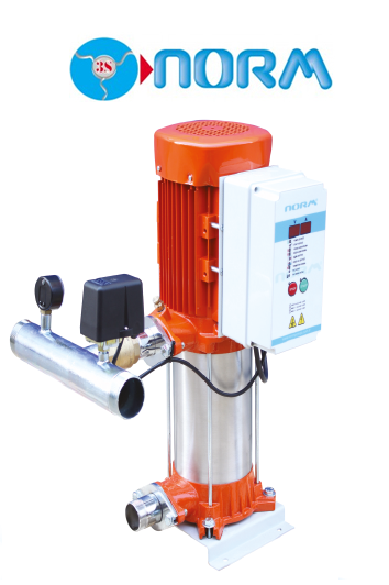 NORM NBH 1/1303 T 4.HP 380V TEK POMPALI DÜŞEY MİLLİ ÇOK KADEMELİ PAKET HİDROFOR
