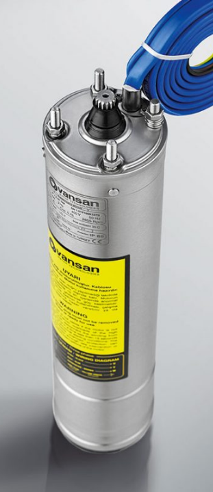VANSAN VSM OF 04/1T - 1 HP 380V 4'' İNÇ DERİN KUYU DALGIÇ MOTOR