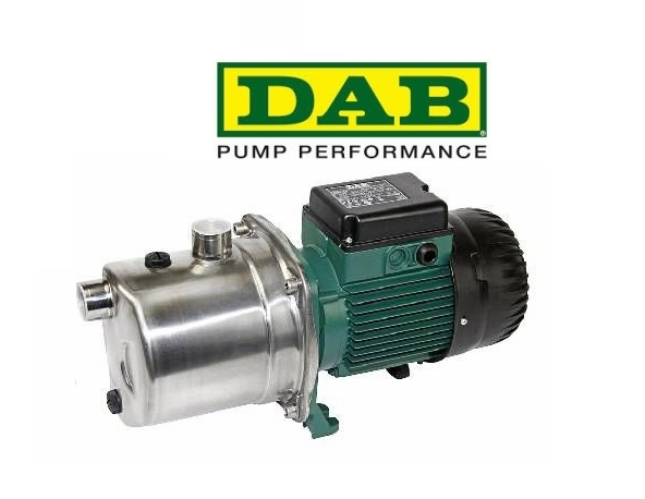 DAB JETİNOX 132 T 1.36 HP 380V PASLANMAZ ÇELİK GÖVDELİ SESSİZ JET TİPİ POMPA