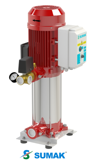 SHT 16 A 550/5 EY 5.5 HP 380V TEK POMPALI ELEKTRİKLİ YANGIN HİDROFORLARI
