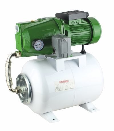 Atlantis Blu JCP100-ST 1 Hp 220V 24 litre Yatık Tanklı Hazır Jet Pompalı Paket Hidrofor Seti