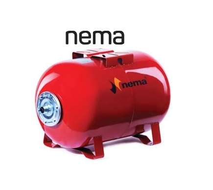 NEMA 24 LT 10 BAR YATIK TİP GENLEŞME TANKI