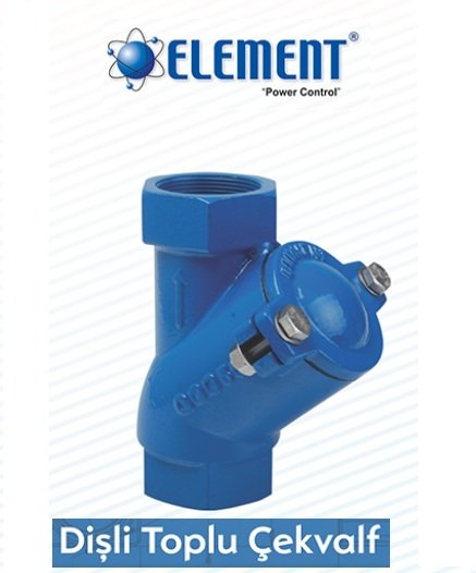 Element ELT-P-150 DN40 1 1/2'' Dişli Tip Atık Su Çekvalfi (TOPLU ÇEKVALF)