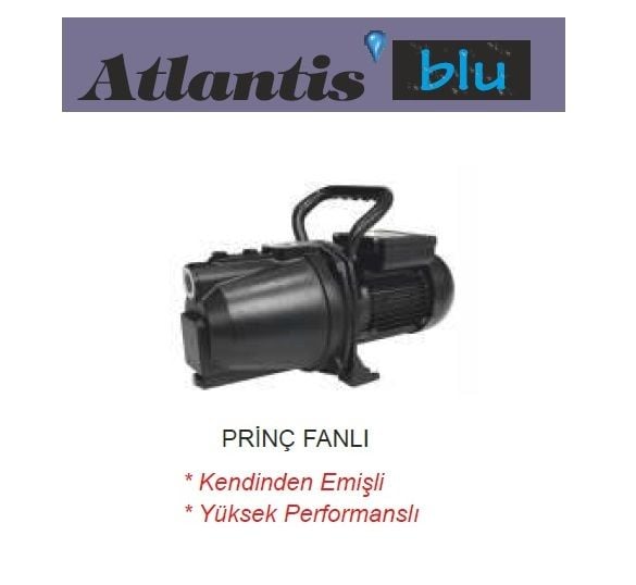 ATLANTİS BLU JET 150M - 1.5HP 220V KENDİNDEN EMİŞLİ YÜKSEK PERFORMANSLI JET POMPA