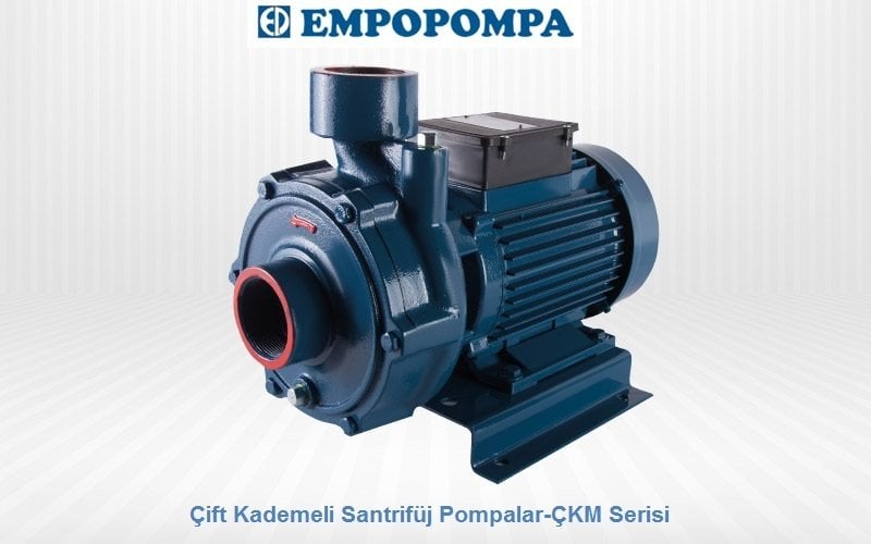 Empo ÇKM 300 M 3Hp 220V Çift Kademeli Santrifüj Pompa (YÜKSEK DEBİLİ MODEL)(2'' GİRİŞ ÇIKIŞ)