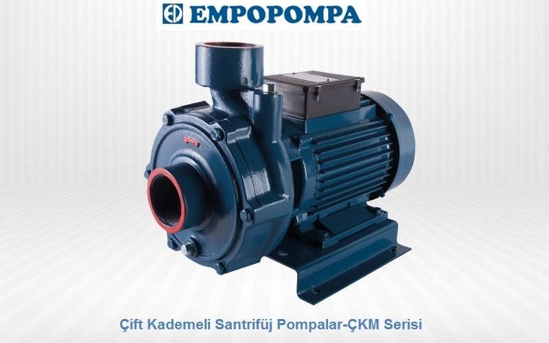 Empo ÇKM 300 T 3Hp 380V Çift Kademeli Santrifüj Pompa (YÜKSEK DEBİLİ MODEL)(2'' GİRİŞ ÇIKIŞ)