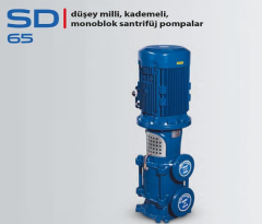 STAR SD 65/3 - 60 HP 380V DÜŞEY MİLLİ KADEMELİ POMPA (DÖKÜM FANLI)