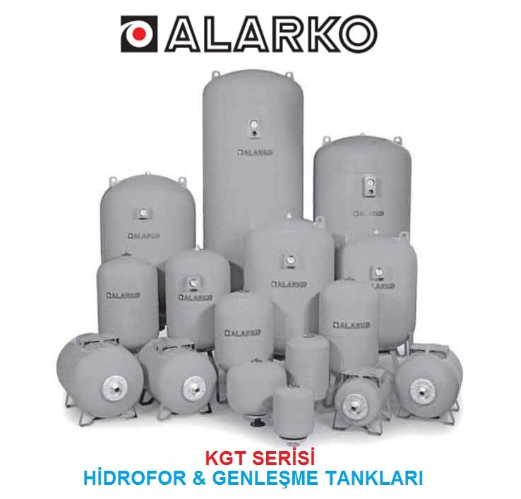 Alarko KGT 1500D 1500 Litre 10 Bar Dikey Model Kapalı Tip Hidrofor ve Genleşme Tankı
