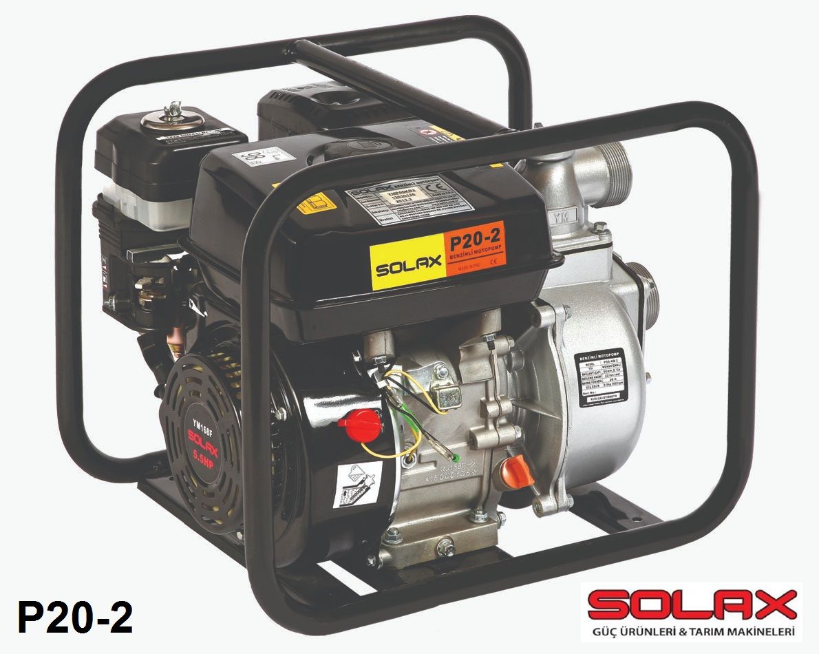 SOLAX P20-2 2'' DÖRT ZAMANLI BENZİNLİ MOTOPOMP (SU MOTORU)