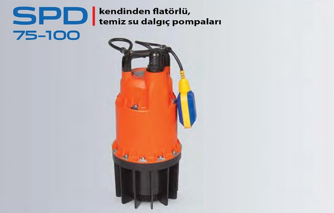 STAR SPD 75 M 0.85 HP 220V YÜKSEK İRTİFALI DRENAJ DALGIÇ POMPA