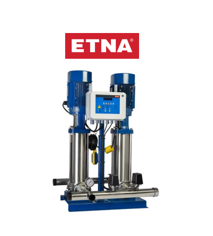 ETNA T2 KI 32-8/150 - 2x20 HP 380V İKİ POMPALI KOMPLE PASLANMAZ ÇELİK SESSİZ HİDROFOR