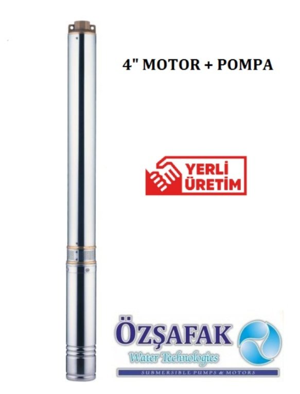 Öz Şafak  ST 5/46   5.5 Hp 380V   4'' Dalgıç Pompa (Motor + Pompa)